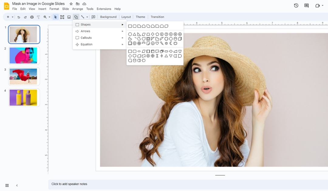 Mask an Image in Google Slides