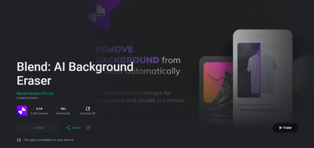 Blend: AI Background Eraser