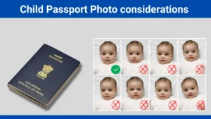 Child photographs and flexibility For Indian Passport