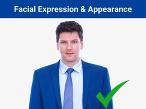 Facial expression for Canada passport photo
