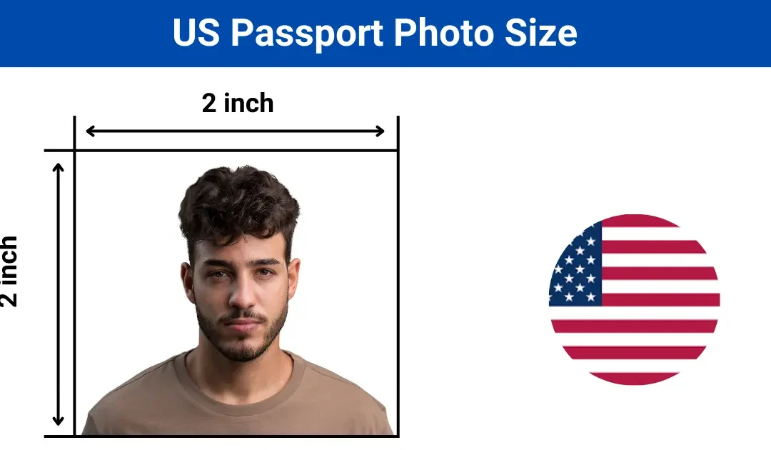 US Passport Photo Size