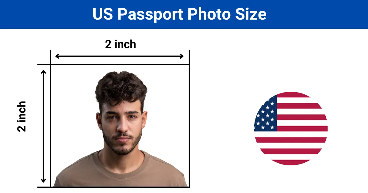 US Passport Photo Size