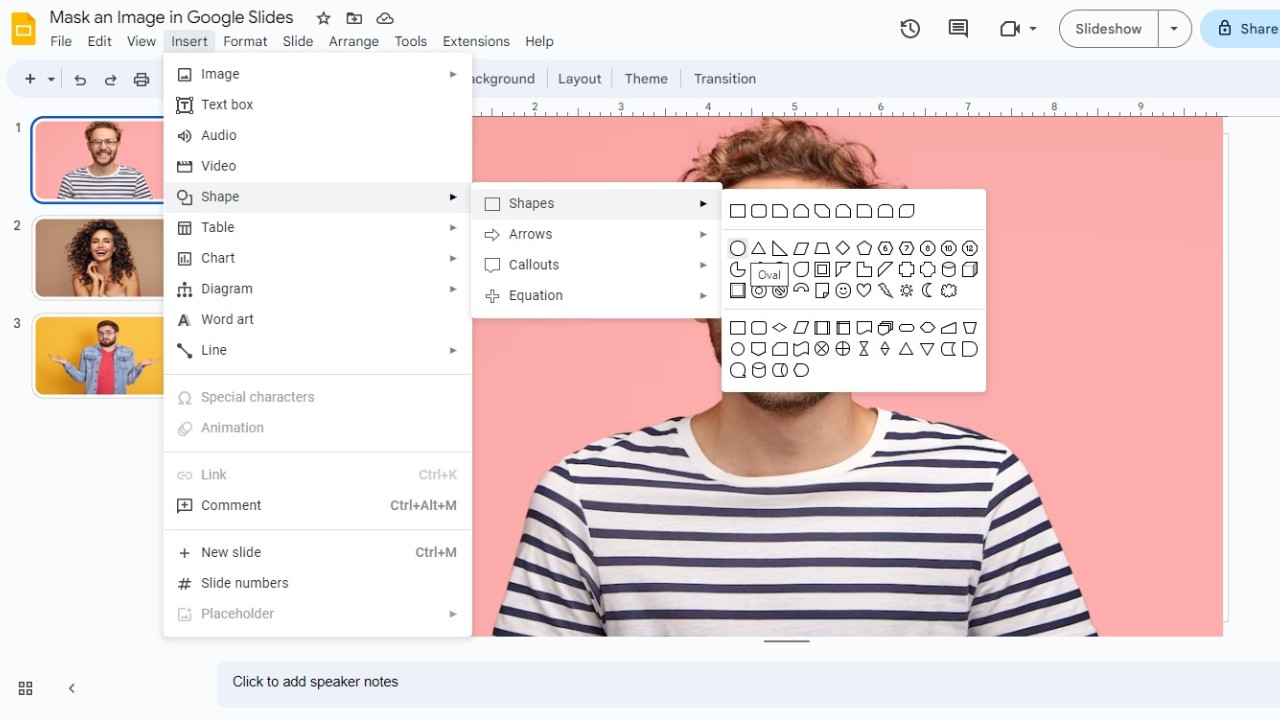 How to Mask an Image in Google Slides