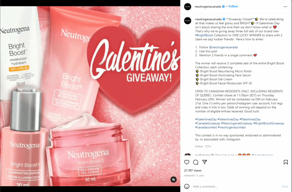 Host a contest or giveaway