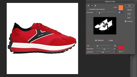 Choose the new color