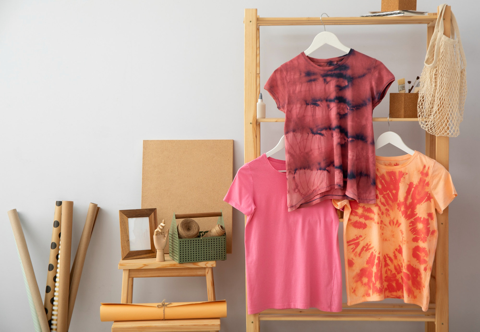 Hanging T-Shirts Photography
